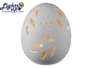 Lighted Egg Luminary