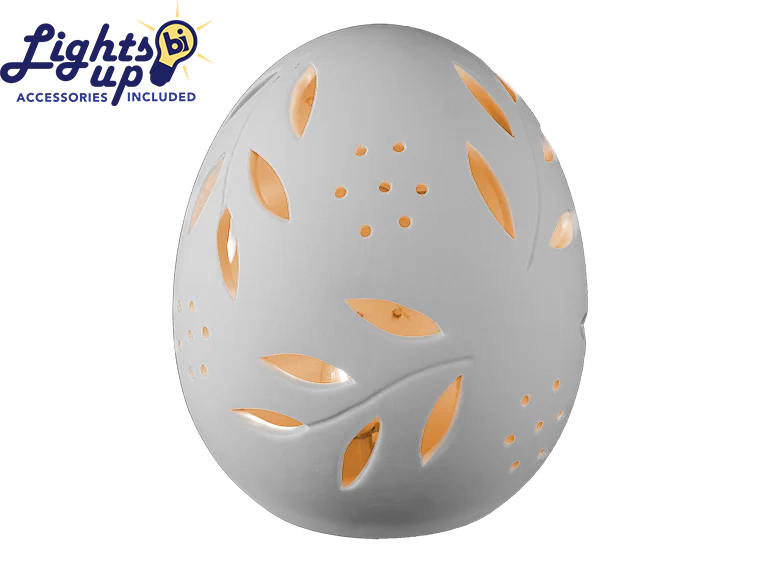 Lighted Egg Luminary
