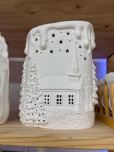 Load image into Gallery viewer, Carved Winter Lantern
