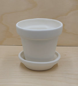 Flower Pot & Saucer