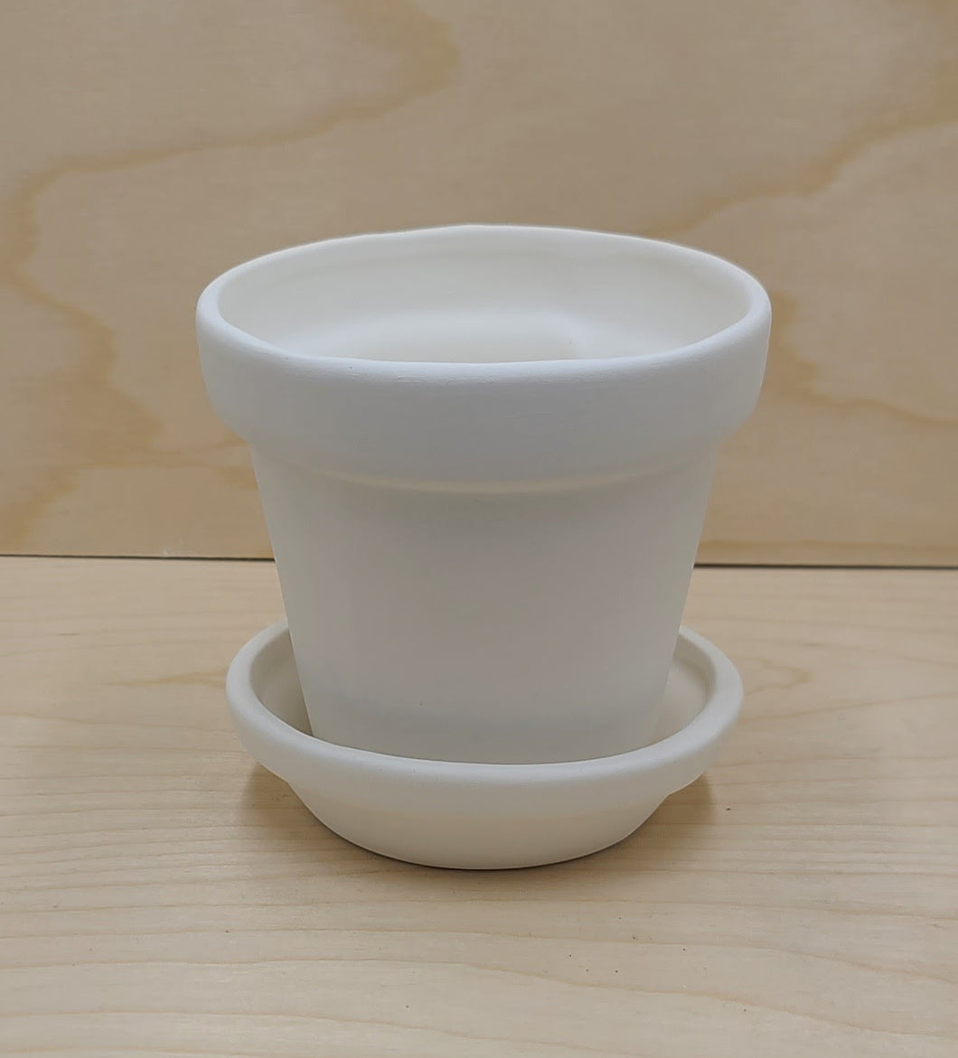 Flower Pot & Saucer