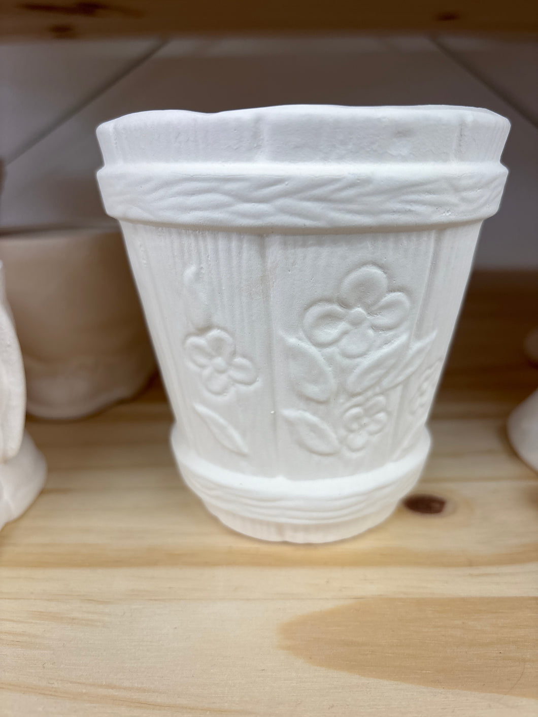 Wooden Bucket Planter
