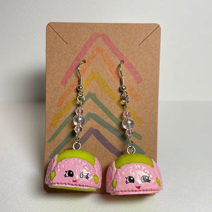 Pink Sushi Earrings