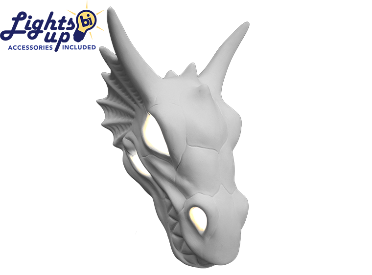 Lighted Dragon Wall Mount