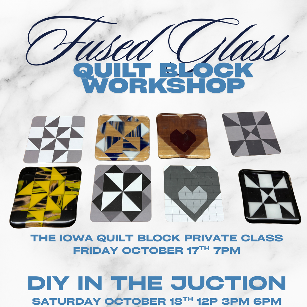 Fused Glass Quilt Block Workshop