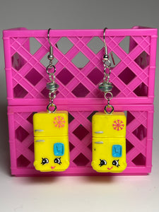 Refridgerator Earrings - Yellow
