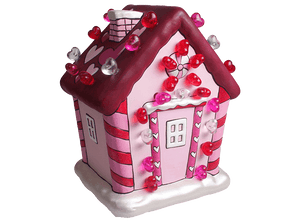Lighted Gingerbread House