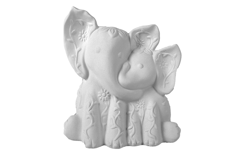 Parent & Baby Elephant