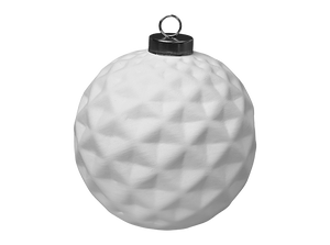 Faceted Ball Ornament