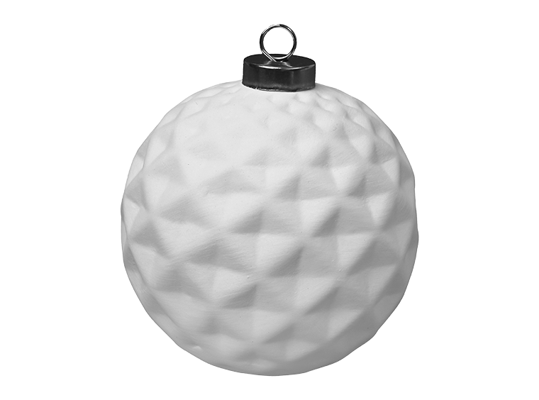 Faceted Ball Ornament