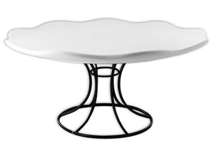 Curvy Cake Plate with Stand
