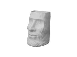 Woodgrain Moai Planter