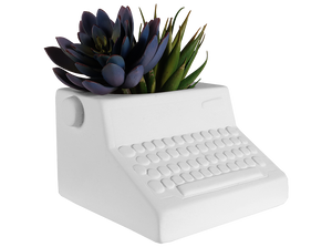 Retro Typewriter Planter