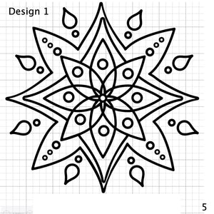 Mandala Designs - Less Detail