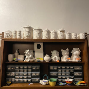 Vintage Frog Kitchen Set