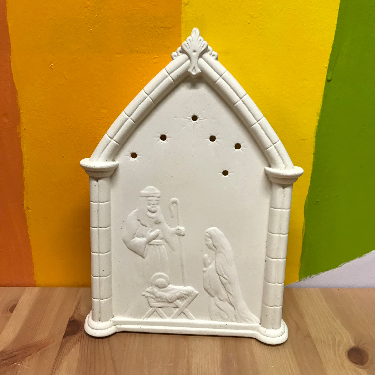 Nativity Wall Plaque FiveMonkeysInc