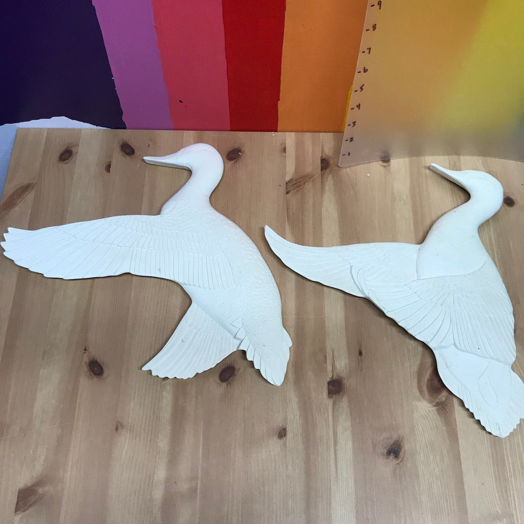 Set of Hanging Ducks