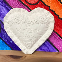 Load image into Gallery viewer, Ruffle Heart Ornaments

