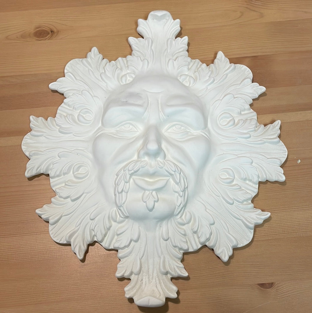 Green Man Wall Plaque
